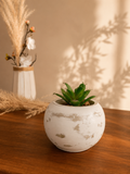 Cuenco Decorativo Multifuncional Orbe en Cemento