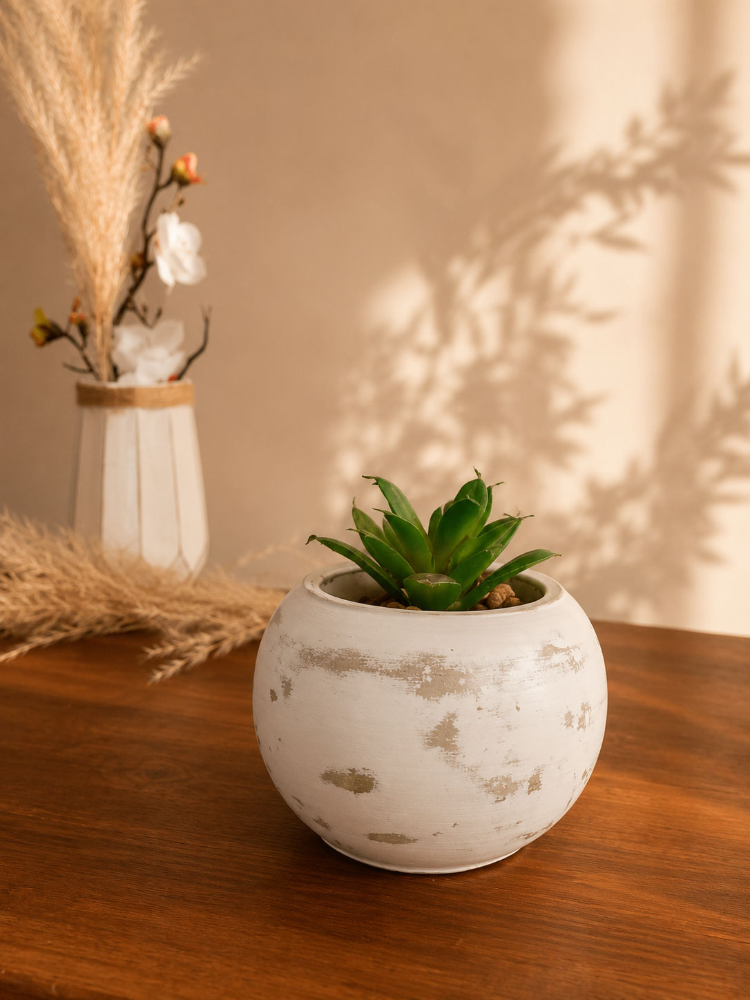 Cuenco Decorativo Multifuncional Orbe en Cemento